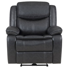 Load image into Gallery viewer, Sycamore Upholstered Power Recliner Chair Dark Grey
