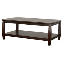 Load image into Gallery viewer, Dixon Rectangular Coffee Table with Lower Shelf Espresso
