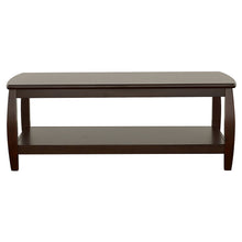 Load image into Gallery viewer, Dixon Rectangular Coffee Table with Lower Shelf Espresso
