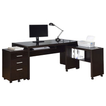 Load image into Gallery viewer, Skeena 3-piece Home Office Set Cappuccino
