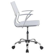 Load image into Gallery viewer, Himari Adjustable Height Office Chair White and Chrome
