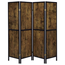 Load image into Gallery viewer, Deepika 4-panel Folding Screen Antique Nutmeg and Black
