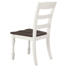 Load image into Gallery viewer, Madelyn 5-piece Rectangle Dining Set Dark Cocoa and Coastal White
