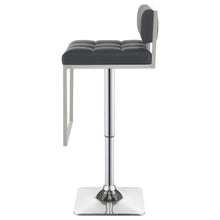 Load image into Gallery viewer, Alameda Adjustable Bar Stool Chrome and Grey
