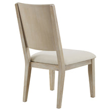 Load image into Gallery viewer, Trofello Upholstered Dining Side Chair White Washed and Beige (Set of 2)
