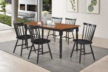 Load image into Gallery viewer, Hollyoak 7-piece Rectangular Dining Set Walnut and Black
