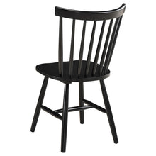 Load image into Gallery viewer, Hollyoak Windsor Spindle Back Dining Side Chairs Black (Set of 2)
