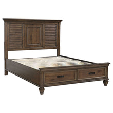 Load image into Gallery viewer, Franco Wood Queen Storage Panel Bed Burnished Oak
