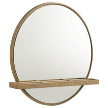 Load image into Gallery viewer, Arini Round Vanity Wall Mirror with Shelf Sand Wash
