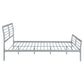 Cooper Metal Queen Open Frame Bed Silver