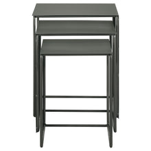 Load image into Gallery viewer, Imez 3-piece Rectangular Metal Nesting Table Grey
