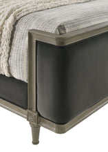 Load image into Gallery viewer, Alderwood Upholstered Eastern King Wingback Bed French Grey
