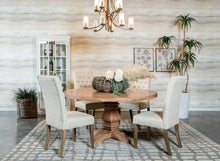 Load image into Gallery viewer, Florence 5-piece Round Dining Set Rustic Smoke and Oatmeal
