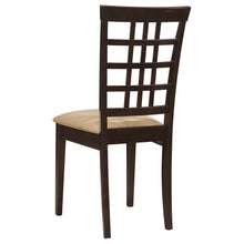 Load image into Gallery viewer, Kelso Lattice Back Dining Chairs Cappuccino (Set of 2)
