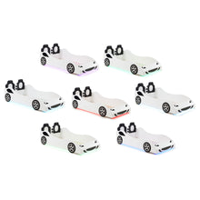 Load image into Gallery viewer, Cruiser Wood Twin LED Car Bed White
