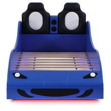 Load image into Gallery viewer, Cruiser Wood Twin LED Car Bed Blue
