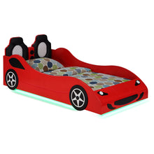 Load image into Gallery viewer, Cruiser Wood Twin LED Car Bed Red
