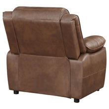 Load image into Gallery viewer, Ellington Upholstered Padded Arm Accent Chair Dark Brown
