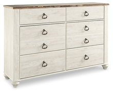 Load image into Gallery viewer, Willowton Queen Panel Bed with Dresser and Nightstand
