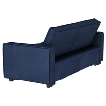 Load image into Gallery viewer, Gretchen Multipurpose Upholstered Convertible Sleeper Sofa Bed Navy Blue
