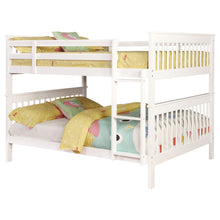Load image into Gallery viewer, Chapman Wood Full Over Full Bunk Bed White
