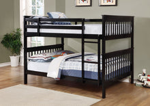 Load image into Gallery viewer, Chapman Wood Full Over Full Bunk Bed Black
