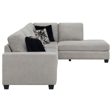 Load image into Gallery viewer, Whitson Cushion Back Upholstered Sectional Stone
