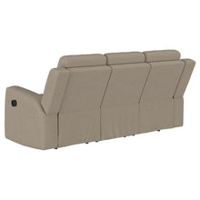 Load image into Gallery viewer, Brentwood Upholstered Motion Reclining Sofa Taupe
