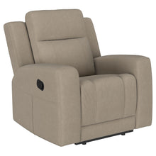 Load image into Gallery viewer, Brentwood Upholstered Recliner Chair Taupe
