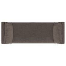 Load image into Gallery viewer, Robin Upholstered Accent Bench with Raised Arms and Pillows Brown
