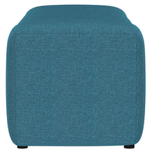 Load image into Gallery viewer, Summer Upholstered Channel Tufted Accent Bench Peacock Blue
