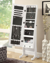 Load image into Gallery viewer, Batista Cheval Mirror with Jewelry Storage White
