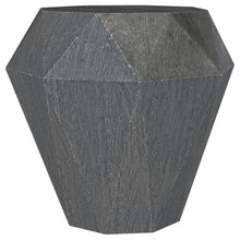 Load image into Gallery viewer, Jacinto Geometric Solid Mango Wood Side Table Grey
