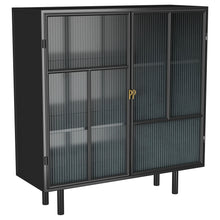 Load image into Gallery viewer, Dalia 2-door Accent Storage Cabinet with Shelving Black
