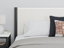 Load image into Gallery viewer, Cadmori King Upholstered Panel Bed with Dresser
