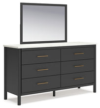 Load image into Gallery viewer, Cadmori Queen Upholstered Panel Bed with Mirrored Dresser and Nightstand
