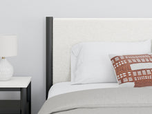Load image into Gallery viewer, Cadmori Full Upholstered Panel Bed with Mirrored Dresser and 2 Nightstands

