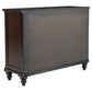 Devon 5-piece Full Bedroom Set Wine Red and Dark Oak