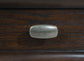 Devon 5-piece Full Bedroom Set Wine Red and Dark Oak