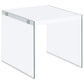 Opal 3-piece Coffee and End Table Set White High Gloss