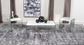 Opal 3-piece Coffee and End Table Set White High Gloss