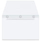Opal 3-piece Coffee and End Table Set White High Gloss
