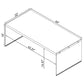 Opal 3-piece Coffee and End Table Set White High Gloss