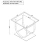 Danville 2-piece Glass Top Coffee and End Table Set Chrome