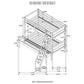 Ryder Wood Twin Over Full Bunk Bed with Mattress Weathered Taupe