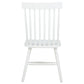 Andrews Windsor Spindle Back Dining Side Chair White (Set of 2)