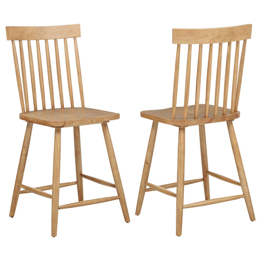Andrews Windsor Counter Height Dining Side Chair Light Ash