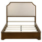 Garland 58-inch Queen Panel Bed Cream and Brown Cherry