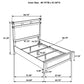 Hazlewood 59-inch Queen Panel Bed Vineyard Oak