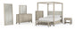 Solano 85-inch Queen Canopy Bed Weathered Mango